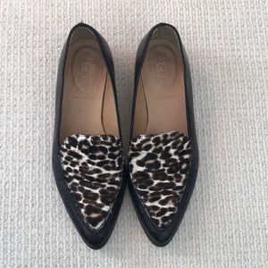 Jcrew Leopard flats